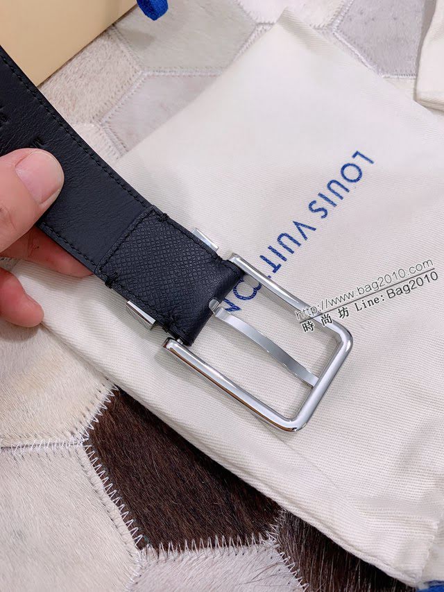 LV新款皮帶 路易威登高端男士腰帶 精緻手工繪邊  jjp1641
